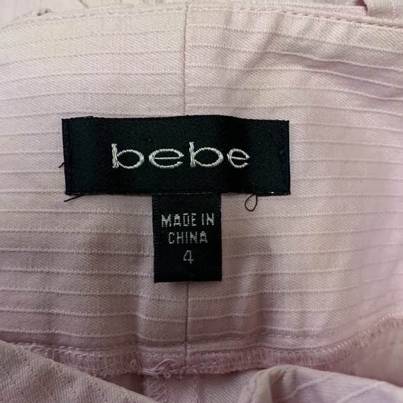 Bebe pink size 4 capri pants - Picture 4 of 4